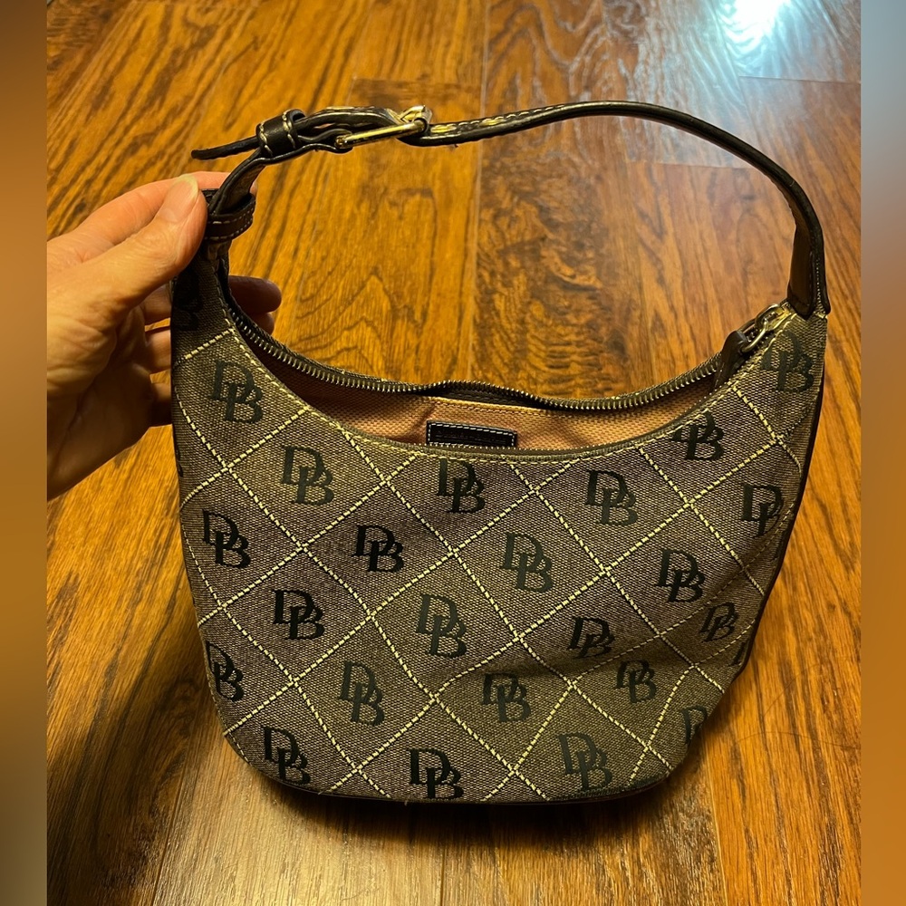Dooney & Bourke Brown Monogram Shoulder Bag